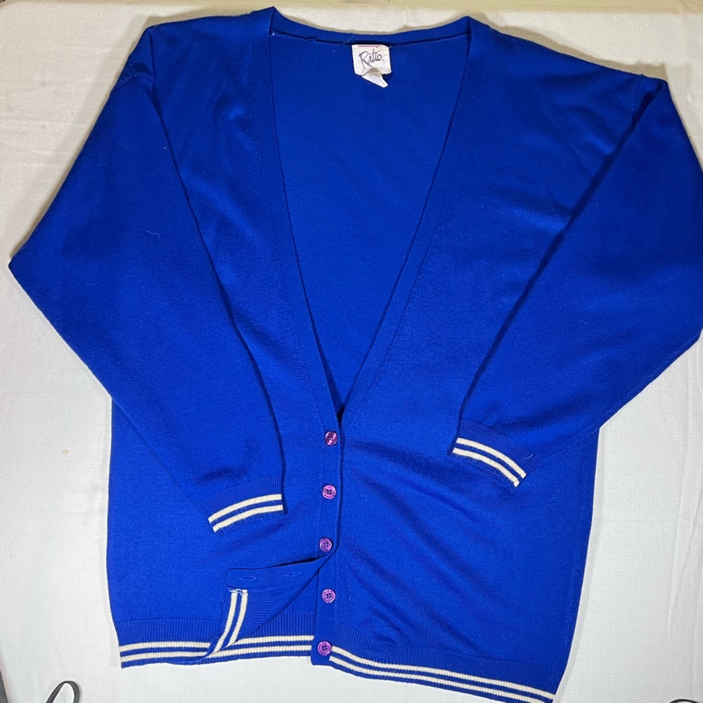 VINTAGE | RATIO Sweater Set | Blue | L
